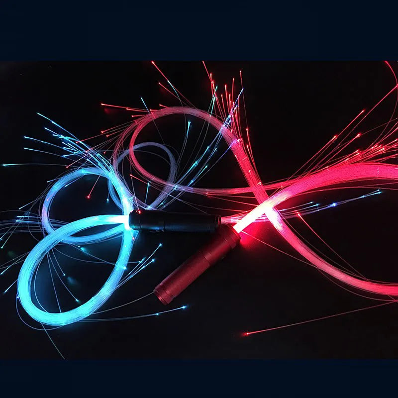 LED Fiber Optic Whip - Rechargeable Rave Toy