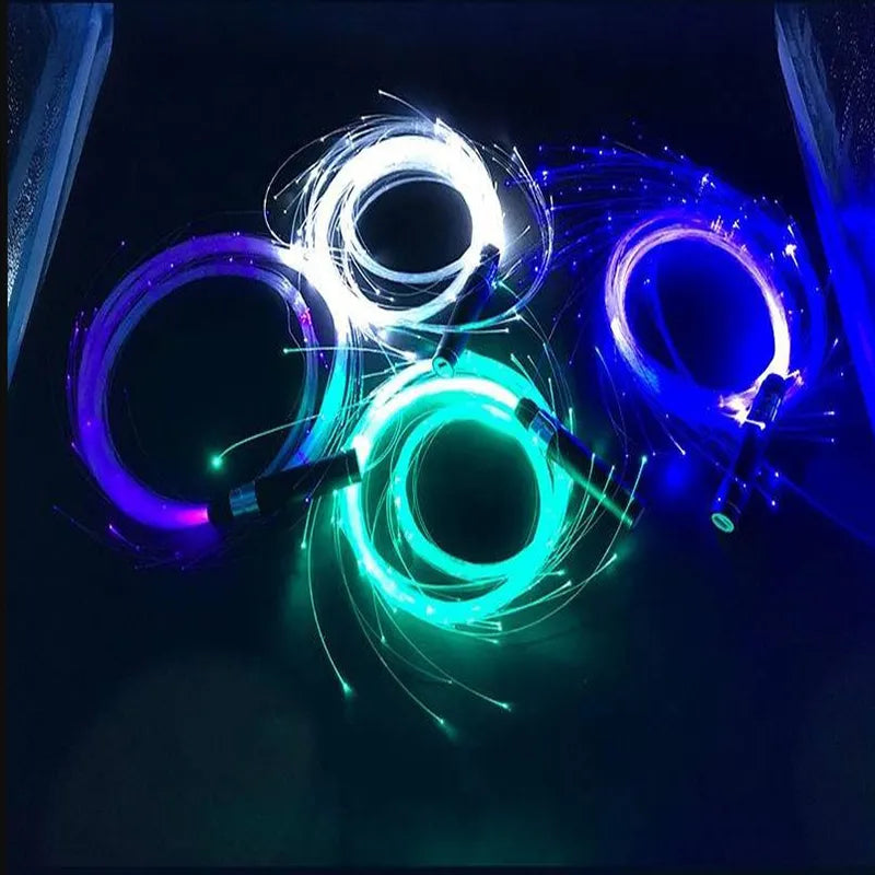 LED Fiber Optic Whip - Rechargeable Rave Toy
