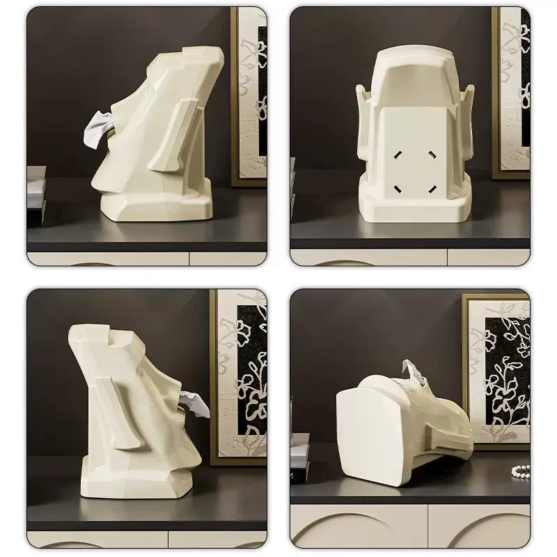 Moai Tissue Box Cover - Novelty Decor